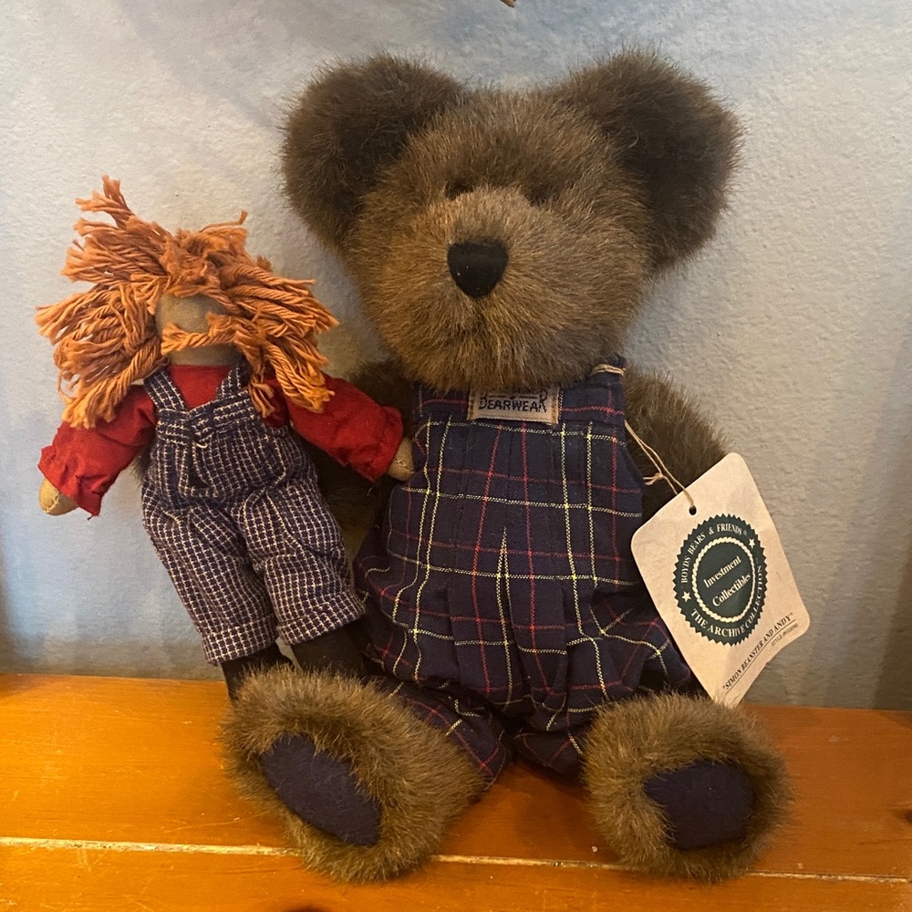 Boyd's Bears "Bearwear" Plush Teddy with Doll